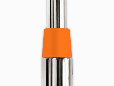 Orange Ferrule 1/2", Pack of 10 Orange Ferrule 1/2", Pack of 10