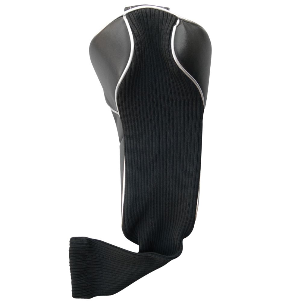 Synthetic Black Headcover With Sock Driver Monark Golf