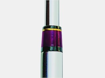 Iron Ferrule 1/2", Gold/Red Ring, Pack of 10 Iron Ferrule 1/2", Gold/Red Ring, Pack of 10